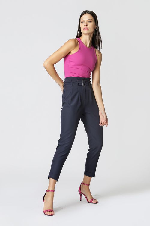 Blusa Regata Cavada - Fucsia