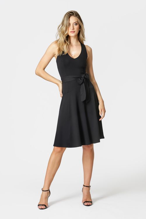 Vestido Pal Matelasse - Preto
