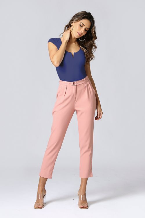 Body Amni Decote V - Marinho