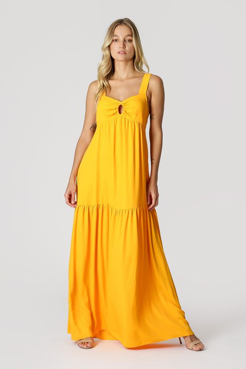 Vestido Longo Barrado - Sol