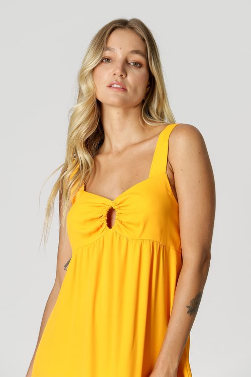 Vestido Longo Barrado - Sol