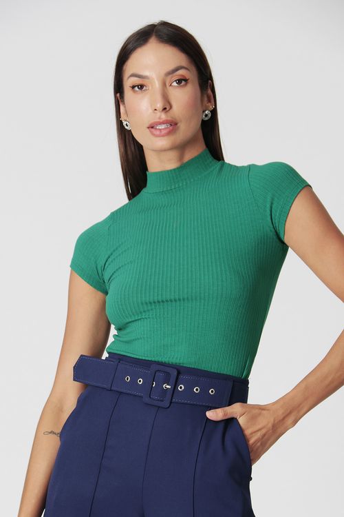 Blusa Canelada - Garrafa