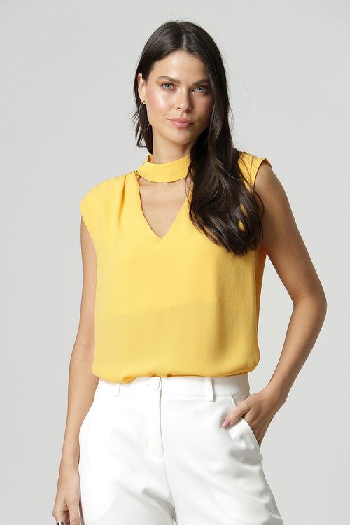 Blusa Ombro Franzido - Sol