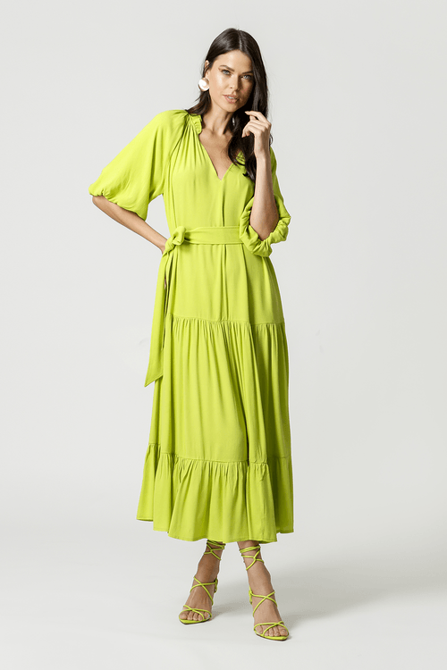 Vestido Marias Com Manga Bufante - Cana