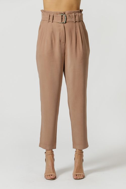 Calça Clochard Com Faixa - Fendi