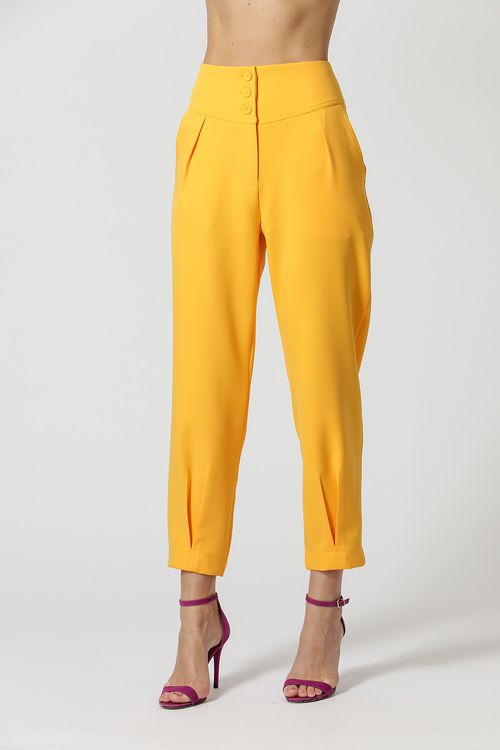 Calça Cenoura Com Pala - Sol