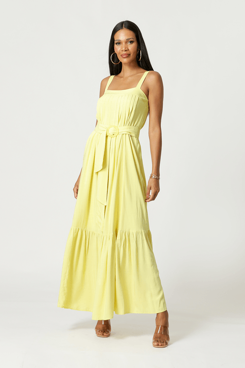 Vestido Longo Alça - Pistache