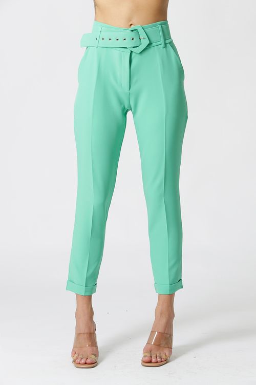 Calça Cenoura De Alfaiataria - Palmeira