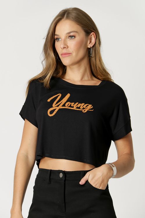 T-Shirt Young - Preto