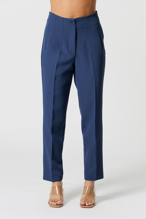 Calça Cenoura Alfaiataria - Marinho