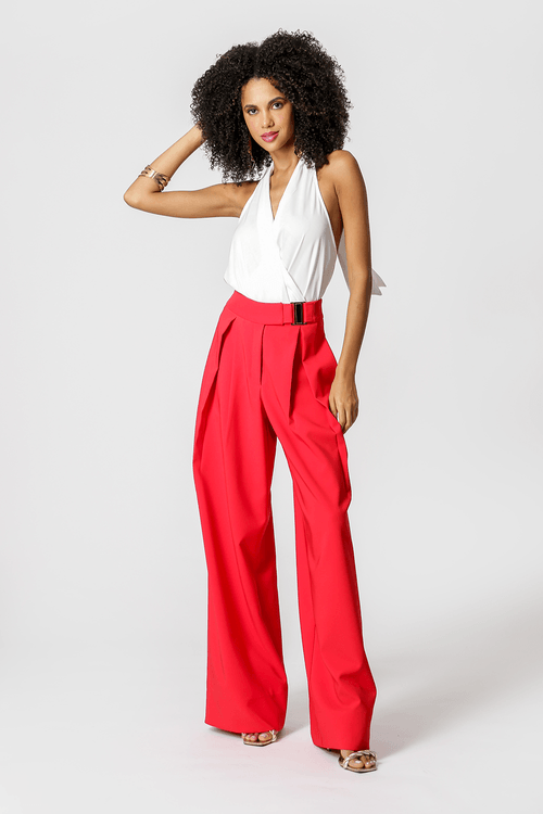 Body Frente Única Transpassada - Off White
