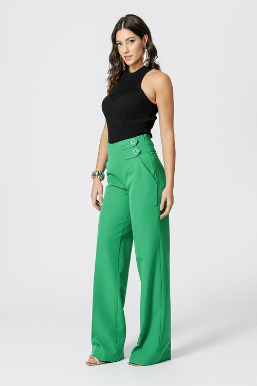 Blusa Cava Americana com Gola - Preto