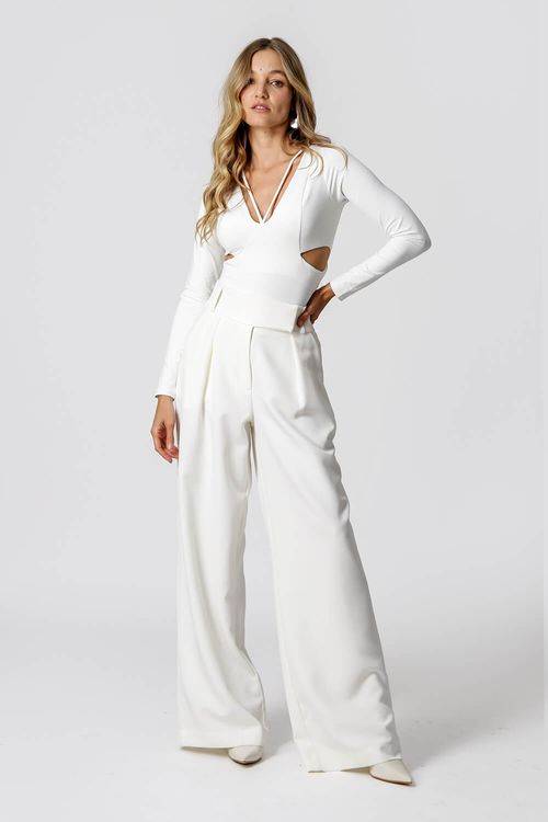 Body Tira Decote - Off White 1