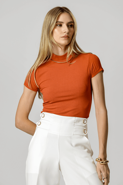 Blusa Canelada - Telha 2