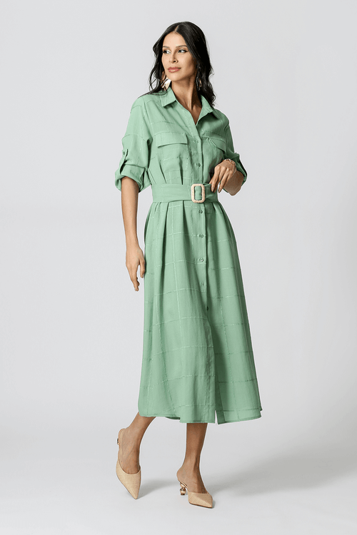Chemise Com Bolsos Frontais - Garrafa Cl