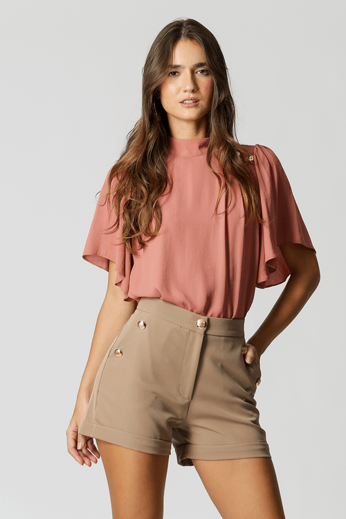 Shorts Com Botões Diferenciado - Fendi