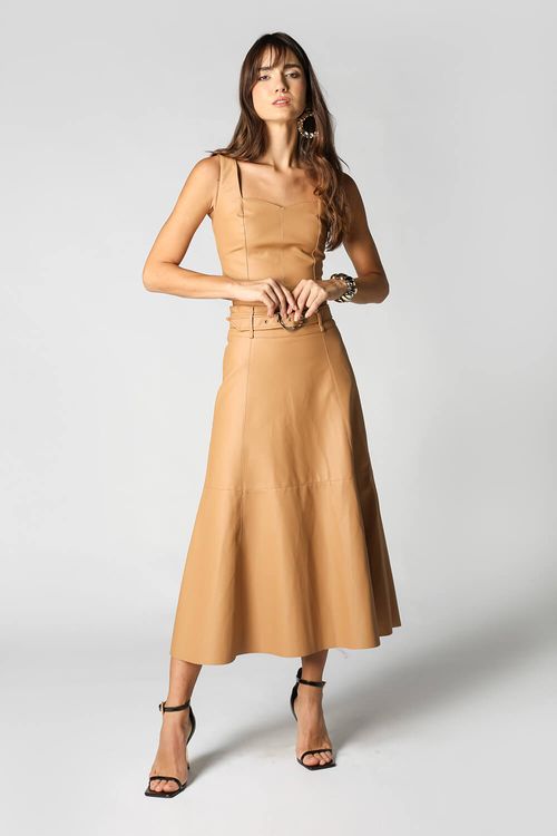 Top Cropped com Zíper de Metal nas Costas - Castor